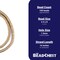 The Bead Chest Gold Disk Natural Wood Beads (4x8mm): Organic Eco-Friendly Wooden Bead Strand for DIY Jewelry, Crafts, Necklace and Bracelet Making